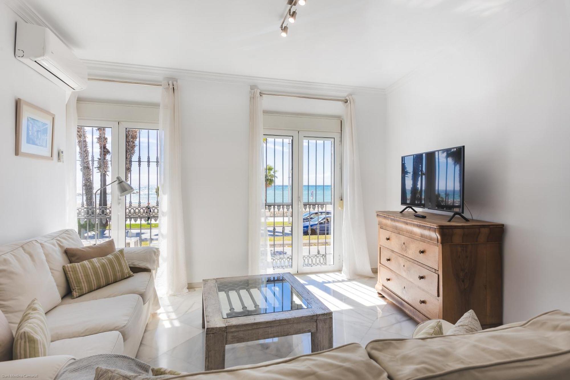 Apartamento Con Vistas Al Mar マラガ エクステリア 写真